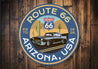 Arizona Historic Route 66 Novelty Sign