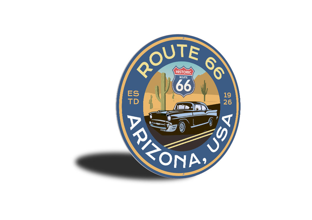 Arizona Historic Route 66 Novelty Sign
