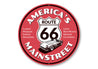 America's Mainstreet Route 66 Sign