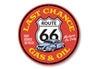 Last Chance Gas and Oil on Route 66 Sign