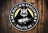 America's Highway Route 66 Road Sign