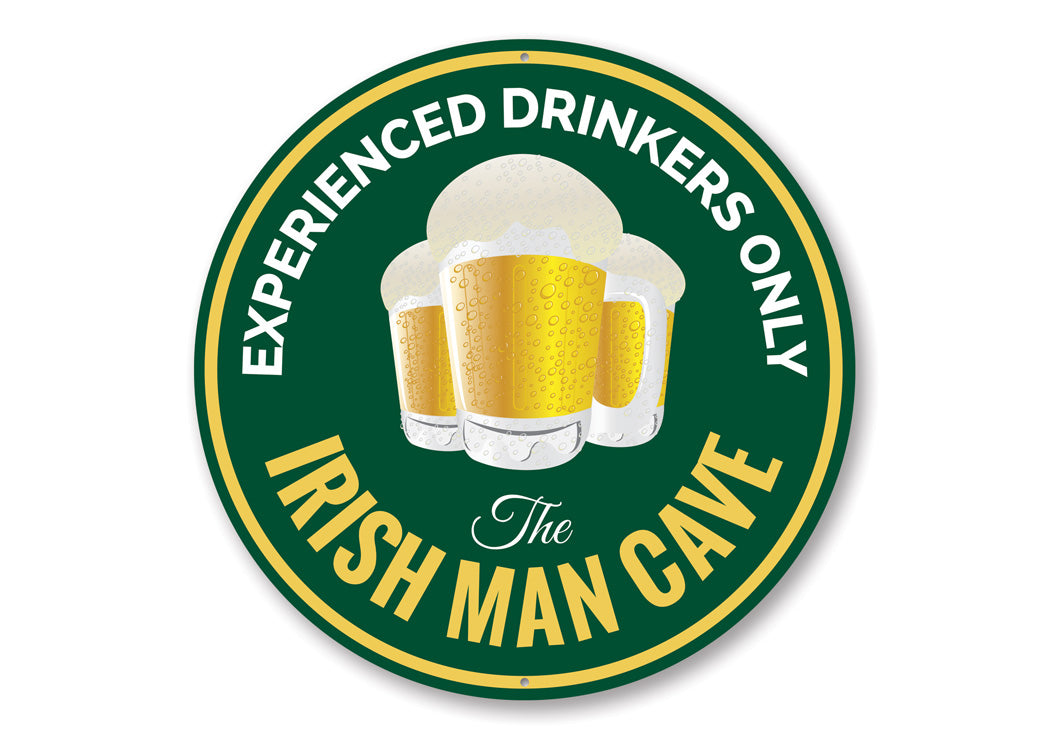 Irish Man Cave Beer Pub Sign