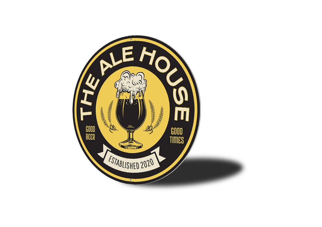 The Ale House Estd. Year Sign