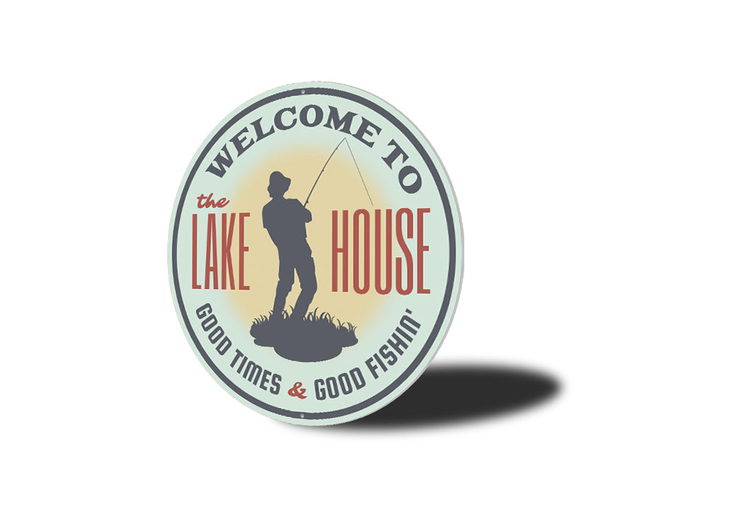 Welcome to the Lake House Sign