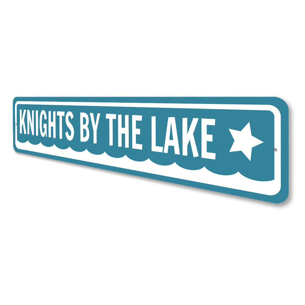 Custom By The Lake Sign