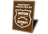 Property Protected by Shotgun Security Co. Sign