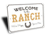 Ranch Welcome Sign