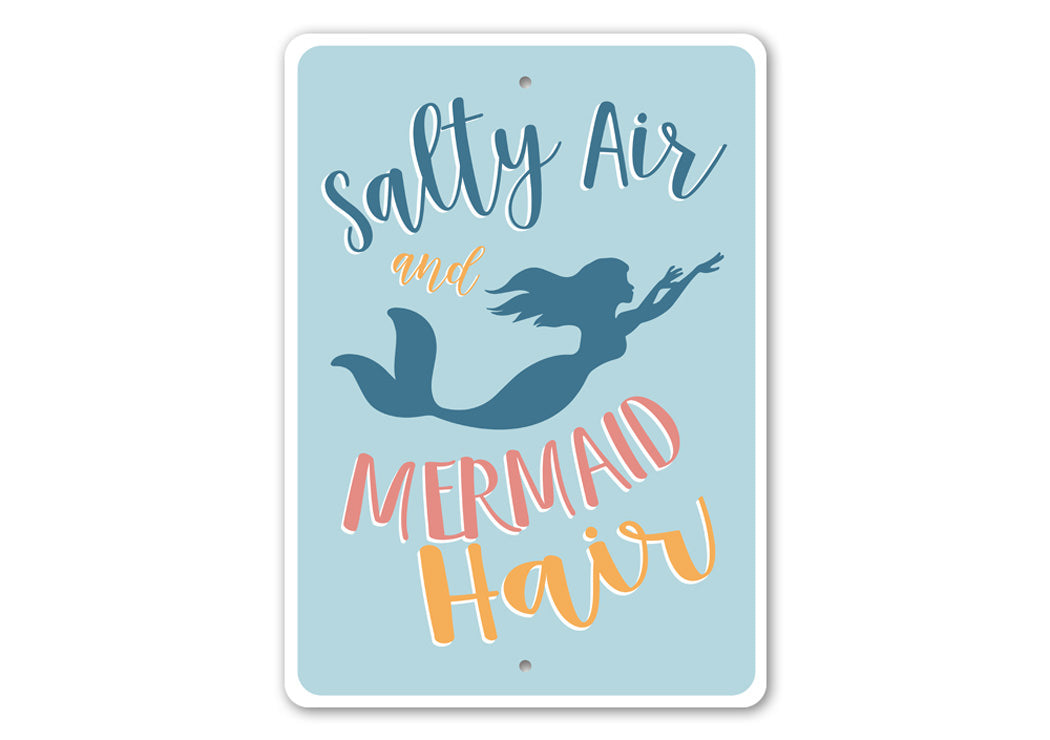 Mermaid Hair Beach Sign
