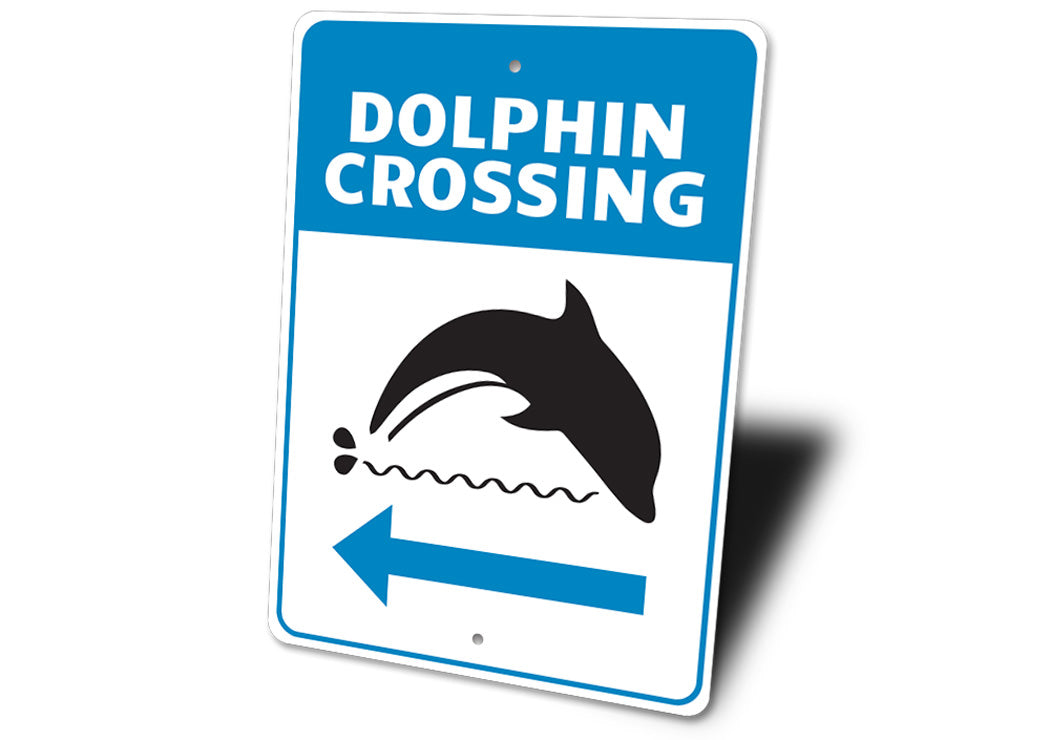 Dolphin Crossing Sign