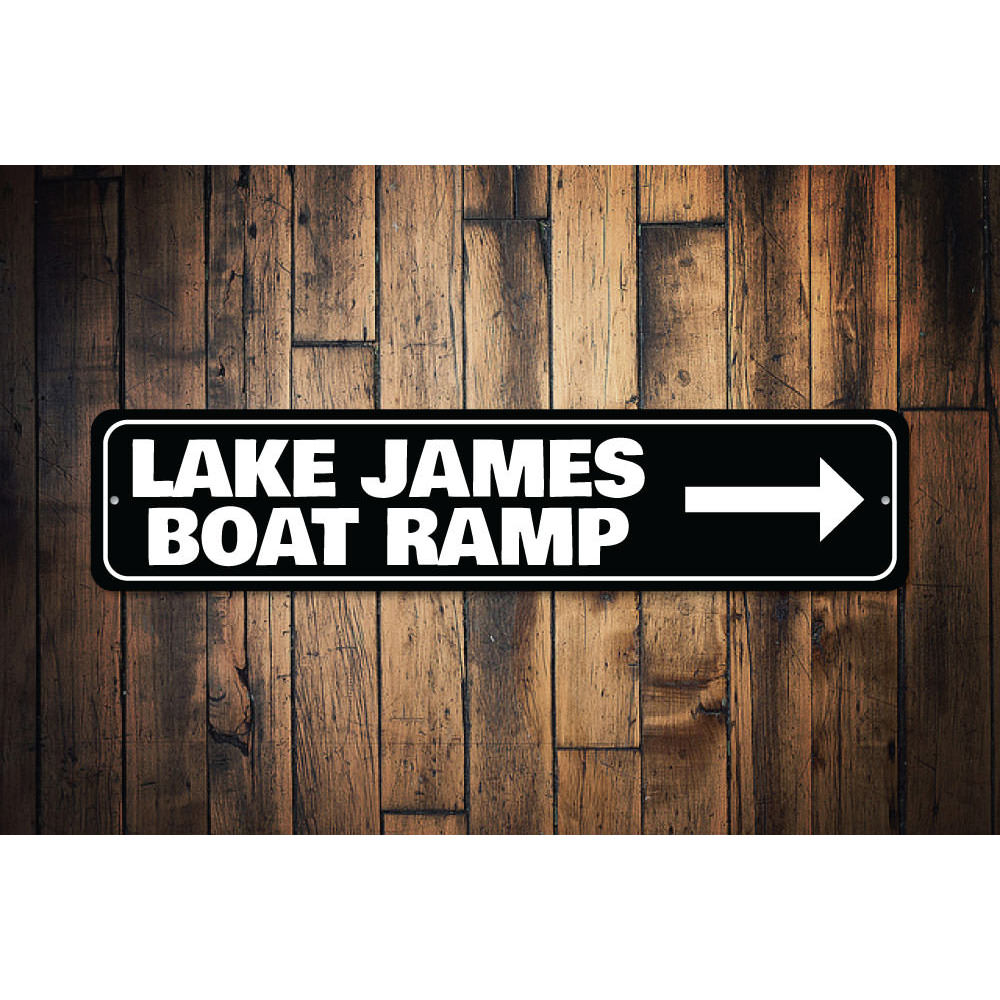 Boat Ramp Sign Aluminum Sign