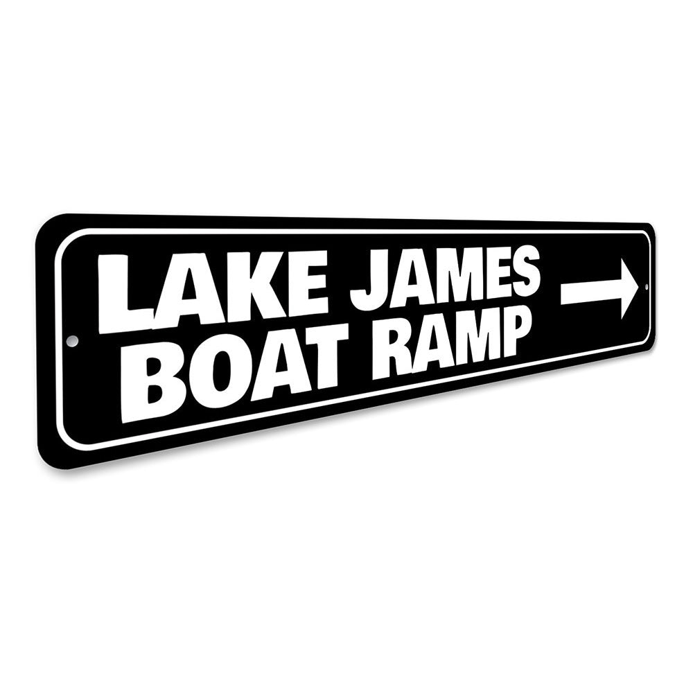 Boat Ramp Sign Aluminum Sign