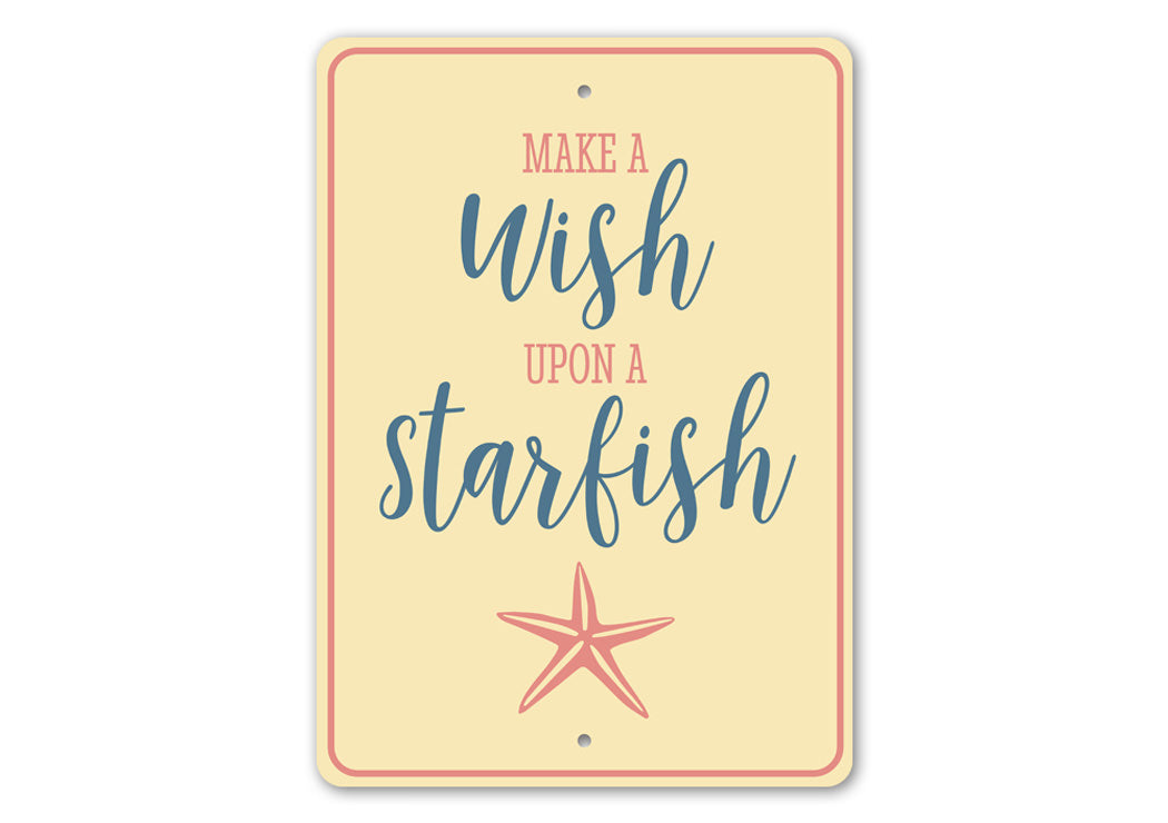 Wish Upon a Starfish Sign