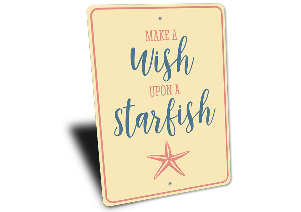 Wish Upon a Starfish Sign