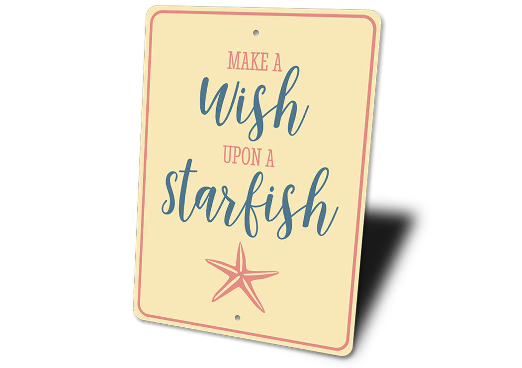 Wish Upon a Starfish Sign