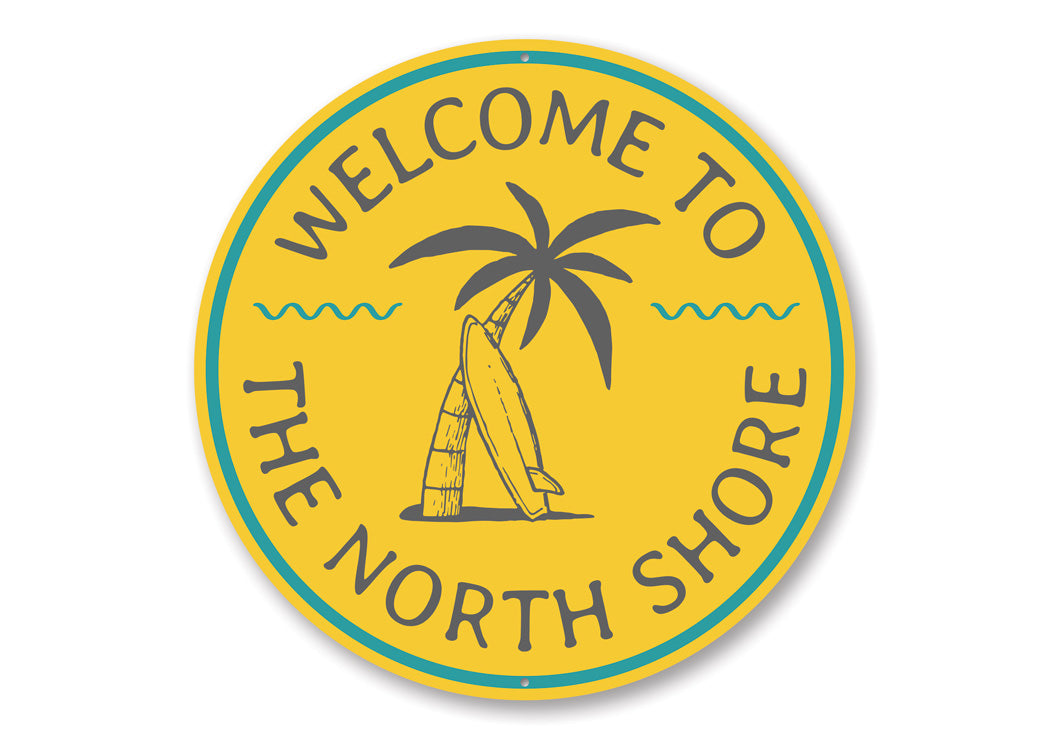 North Shore Beach Sign