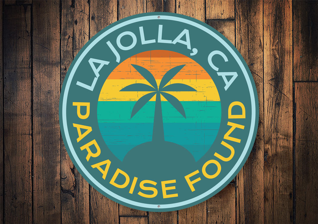 Paradise Found Beach Sign