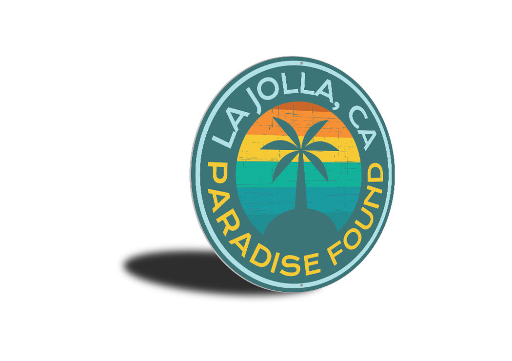 Paradise Found Beach Sign