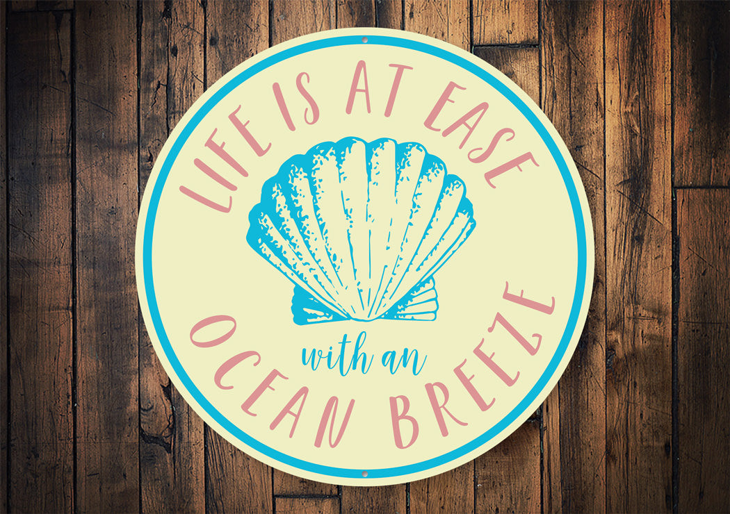 Ocean Breeze Sign