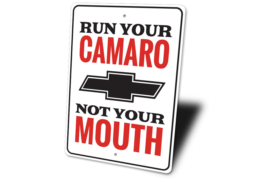 Funny Camaro Sign