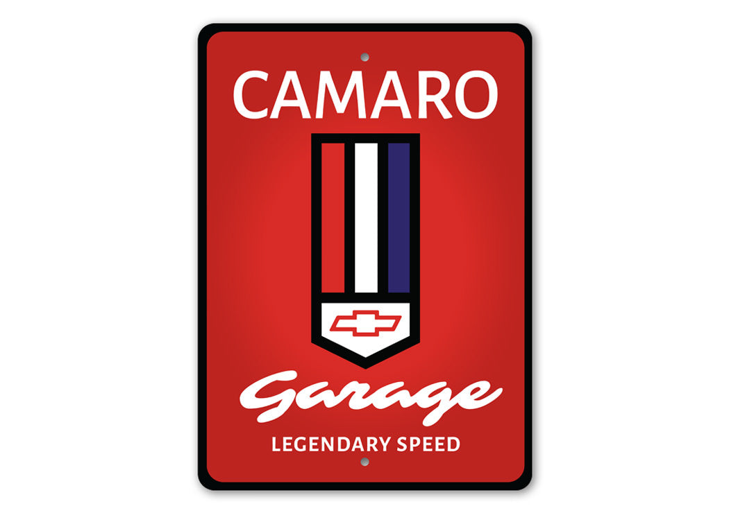 Chevy Camaro Garage Sign