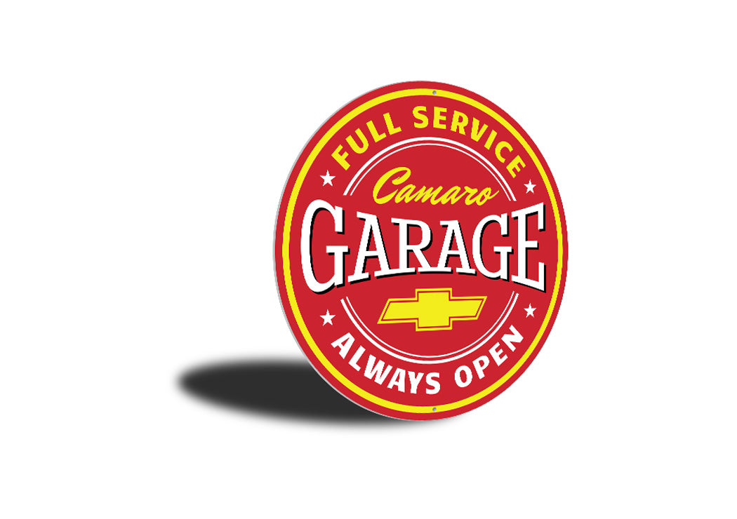 Full Service Camaro Garage Sign