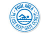 Pool Area Gate Sign