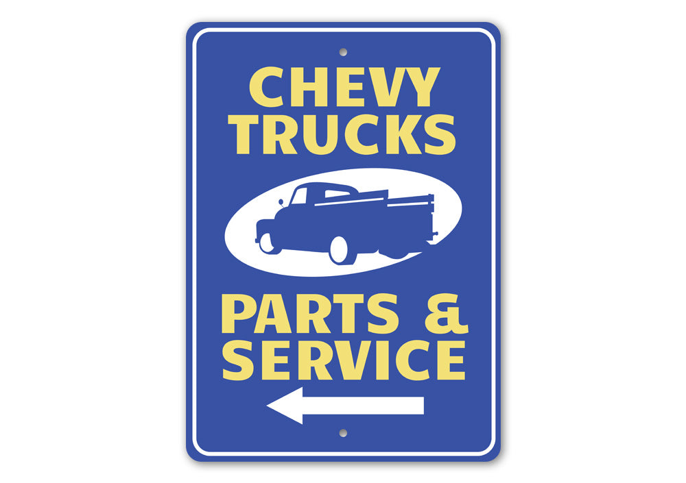 Chevy Trucks Arrow Sign