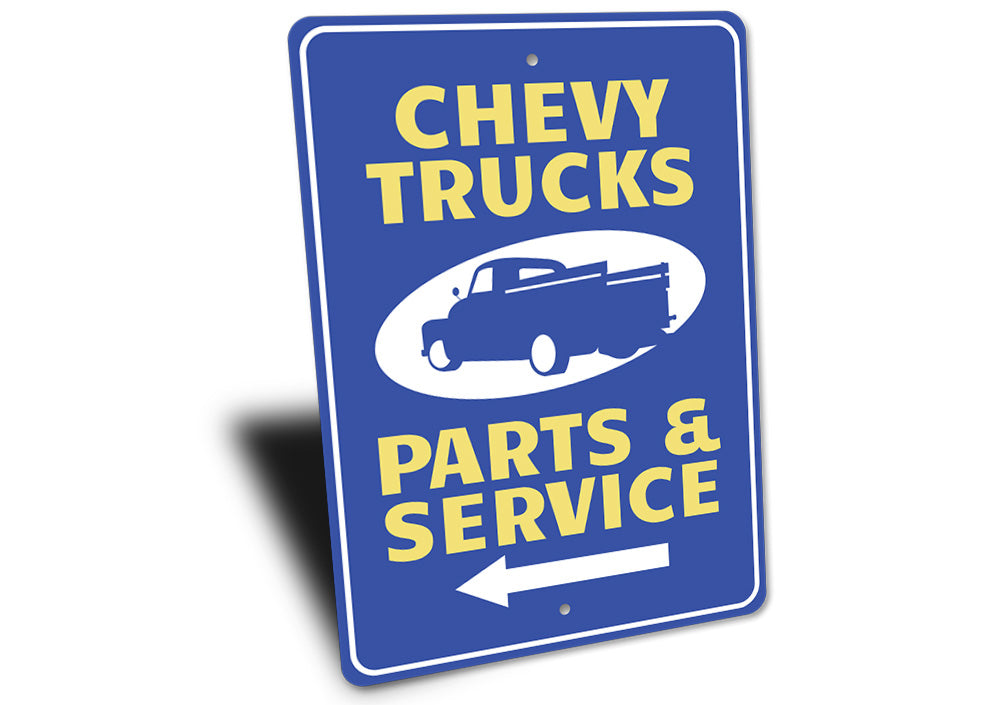 Chevy Trucks Arrow Sign