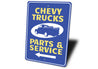 Chevy Trucks Arrow Sign