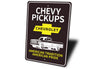 Chevy Pickups Sign