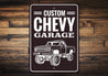 Custom Chevy Garage Sign