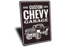 Custom Chevy Garage Sign