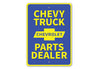 Chevy Truck Parts Sign