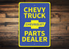 Chevy Truck Parts Sign