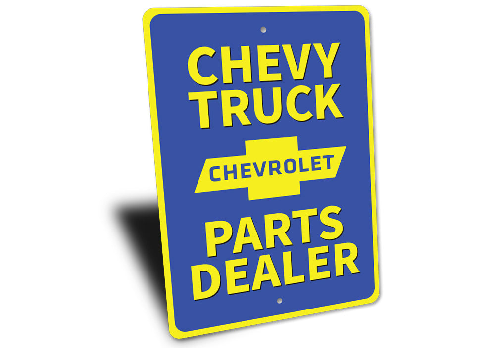 Chevy Truck Parts Sign