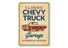 Classic Chevy Truck Sign