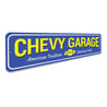 Chevy Garage, Chevy Owner Gift Sign, Garage Metal Decor