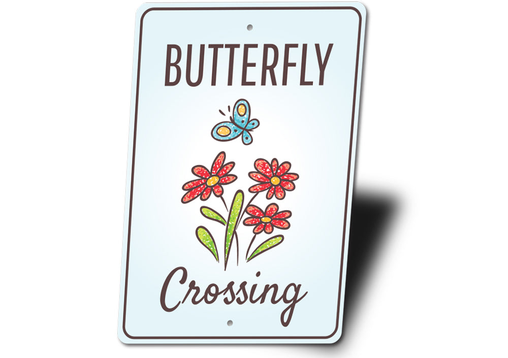 Butterfly Crossing Sign