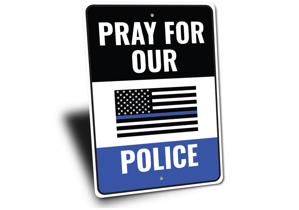 Pray for Police Sign