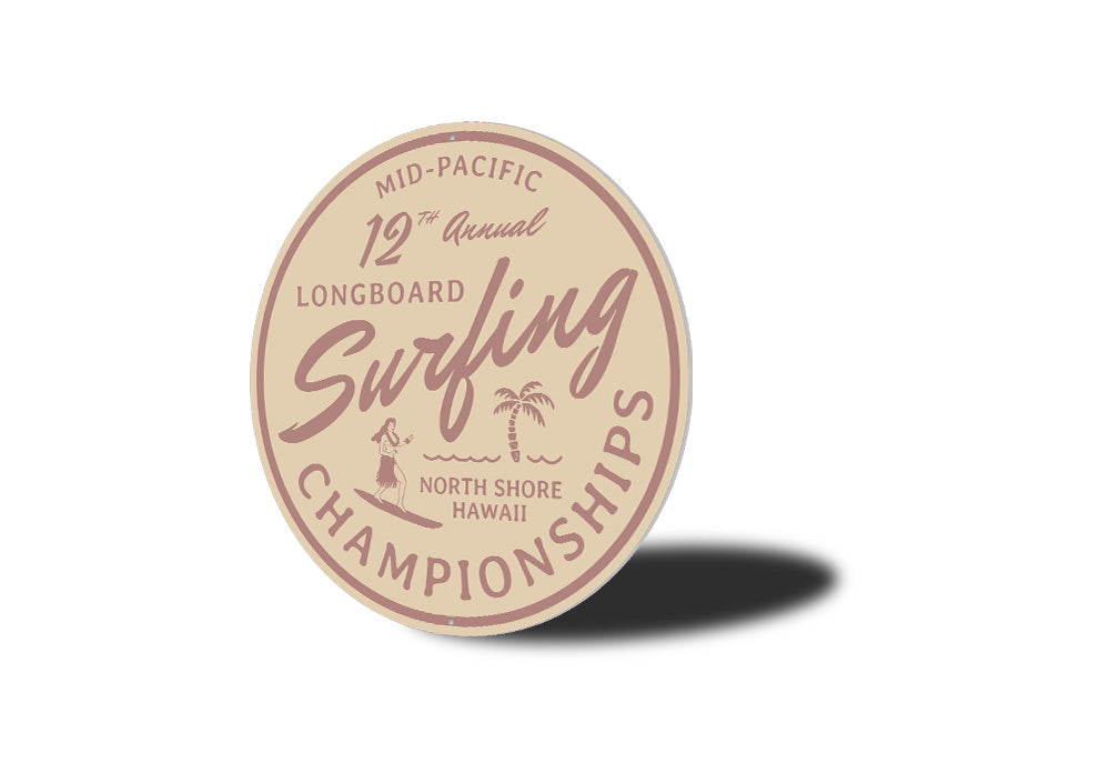 Surfing Championships Sign