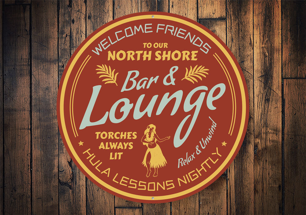 North Shore Bar Lounge Sign