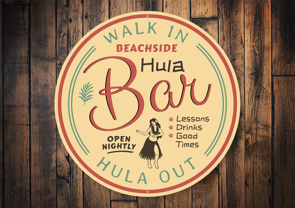 Hula Bar Sign