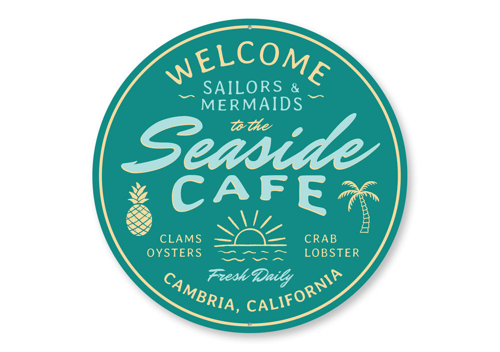 Seaside Cafe Sign