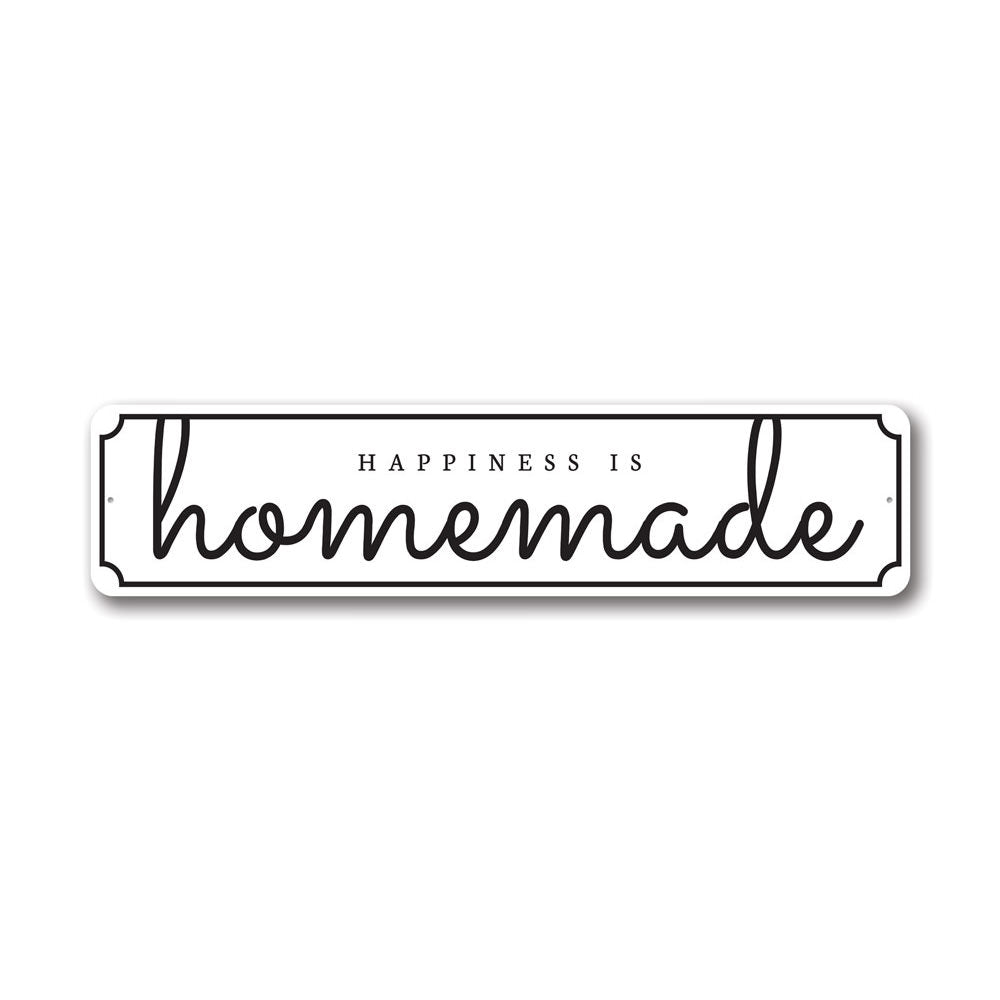 Happiness is Homemade Kitchen Sign, Home Decor, Kitchen Decorative Aluminum Sign