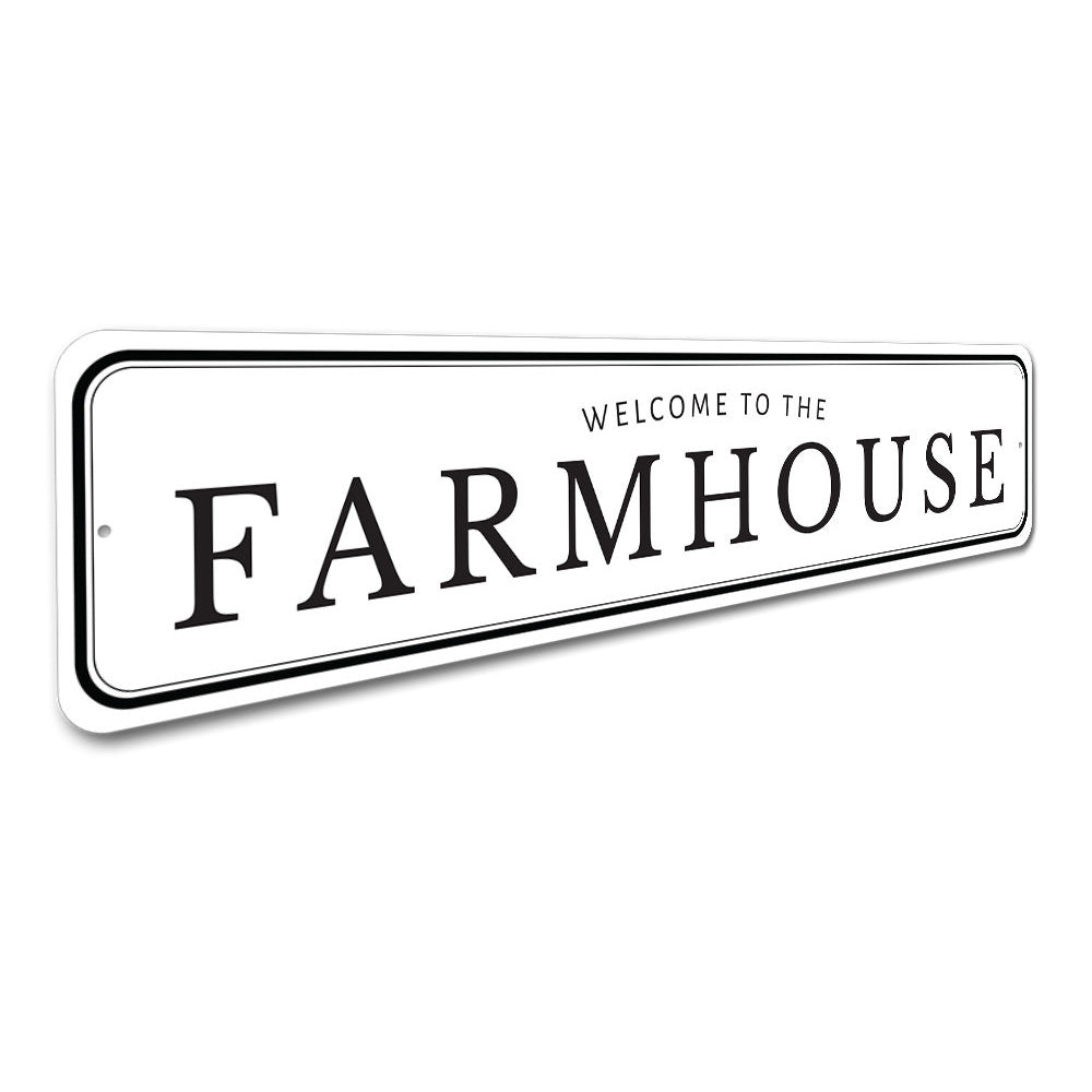 Farmhouse Welcome Sign, Farm Sign, Barn Sign, Farmer Gift Aluminum Sign