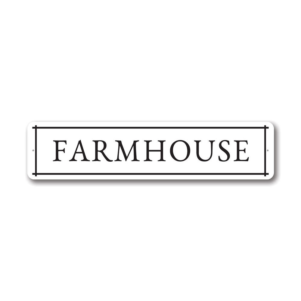 Vintage Farmhouse Sign, Farmer Sign, Barn Aluminum Sign