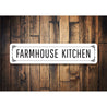 Vintage Farmhouse Kitchen Sign, Decorative Kitchen Sign, Farm Aluminum Sign