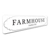 Farmhouse Established Sign, Farm Kitchen Aluminum Sign