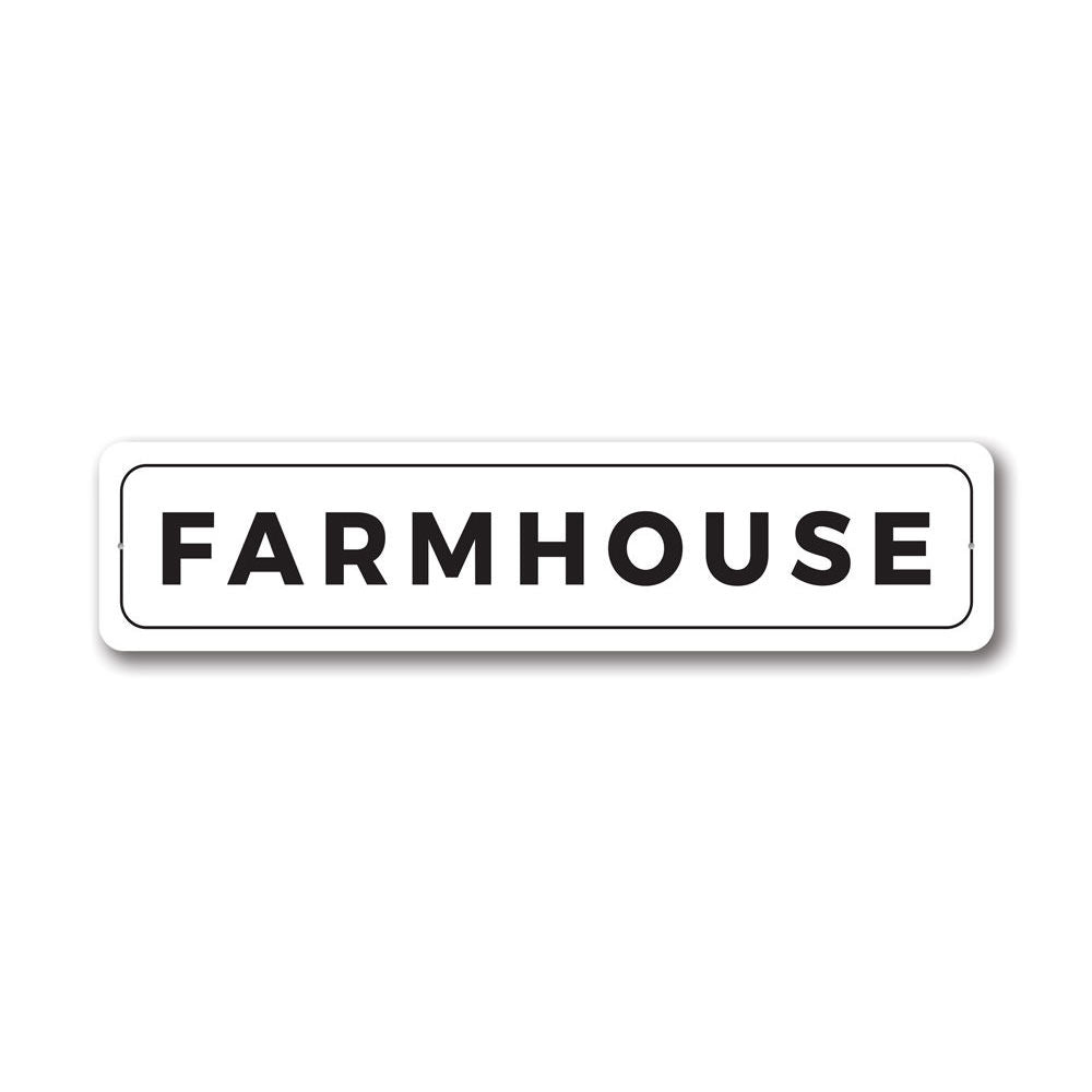 Primitive Farmhouse Sign, Farm Kitchen Aluminum Sign