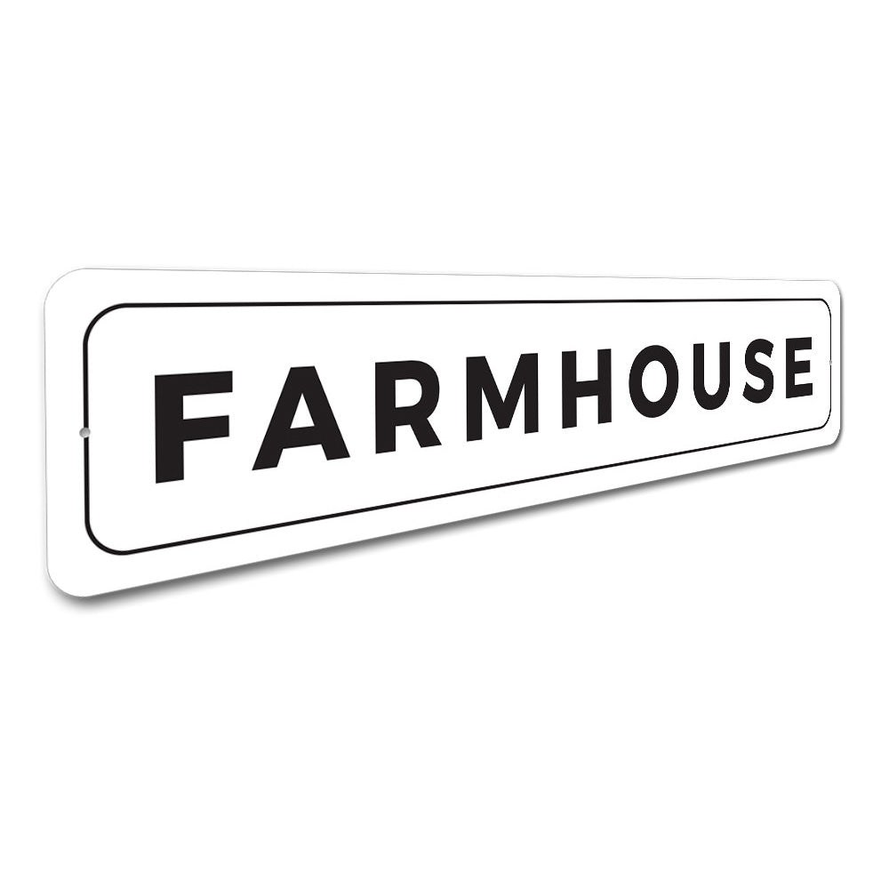 Primitive Farmhouse Sign, Farm Kitchen Aluminum Sign